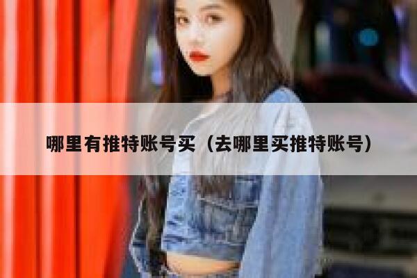 哪里有推特账号买（去哪里买推特账号） 第1张