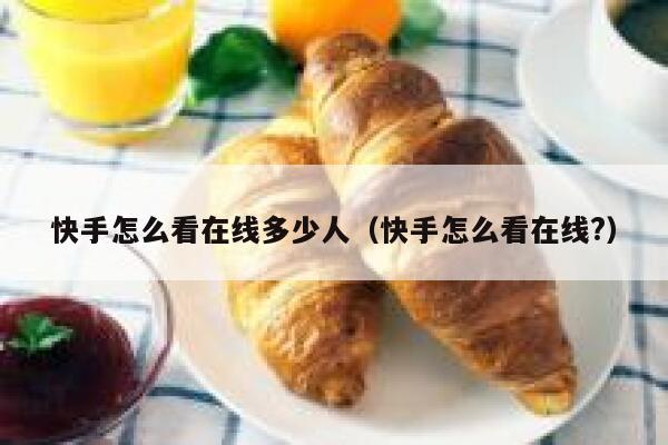 快手怎么看在线多少人（快手怎么看在线?） 第1张