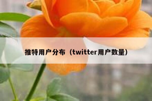 推特用户分布(twitter用户数量) 第1张 推特用户分布(twitter用户数量) 第1张