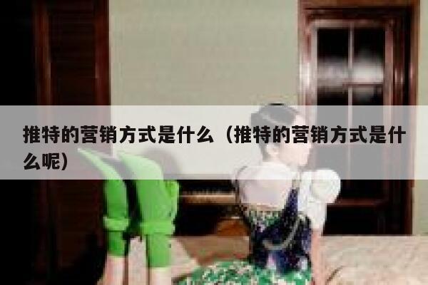 推特的营销方式是什么（推特的营销方式是什么呢） 第1张