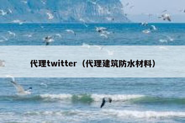 代理twitter（代理建筑防水材料） 第1张