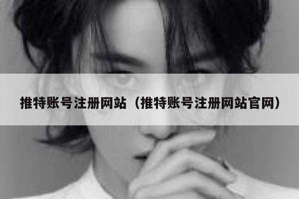 推特账号注册网站（推特账号注册网站官网） 第1张