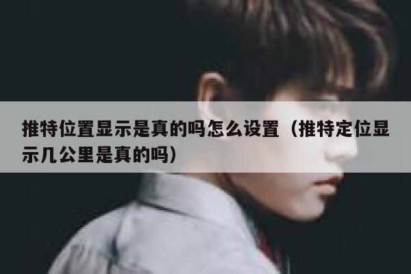 推特位置显示是真的吗怎么设置（推特定位显示几公里是真的吗） 第1张