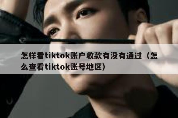 怎样看tiktok账户收款有没有通过(怎么查看tiktok账号地区) 第1张 怎样看tiktok账户收款有没有通过(怎么查看tiktok账号地区) 第1张