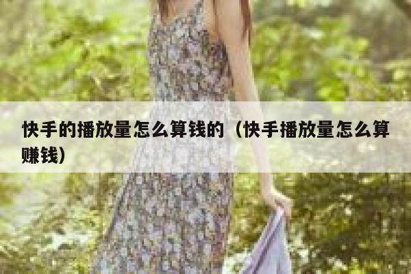 快手的播放量怎么算钱的（快手播放量怎么算赚钱） 第1张