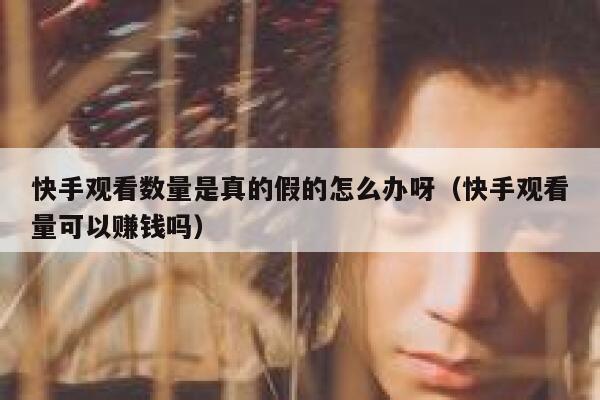 快手观看数量是真的假的怎么办呀（快手观看量可以赚钱吗） 第1张