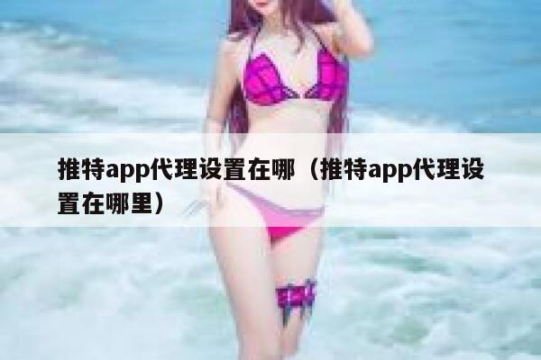 推特app代理设置在哪(推特app代理设置在哪里) 第1张 推特app代理设置在哪(推特app代理设置在哪里) 第1张