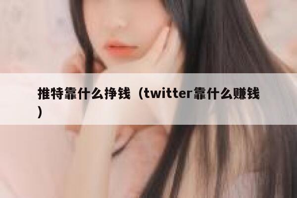 推特靠什么挣钱(twitter靠什么赚钱) 第1张 推特靠什么挣钱(twitter靠什么赚钱) 第1张