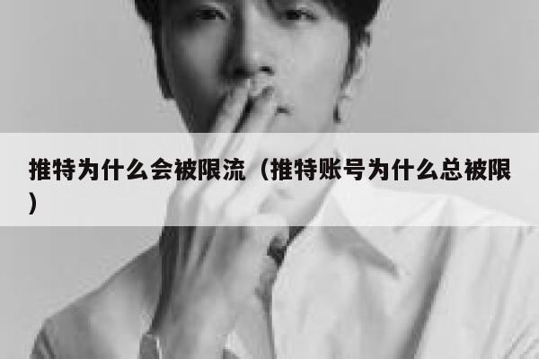 推特为什么会被限流(推特账号为什么总被限) 第1张 推特为什么会被限流(推特账号为什么总被限) 第1张