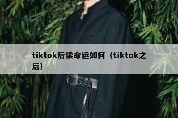 tiktok后续命运如何(tiktok之后) 第1张 tiktok后续命运如何(tiktok之后) 第1张