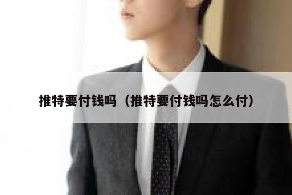 推特要付钱吗（推特要付钱吗怎么付） 第1张