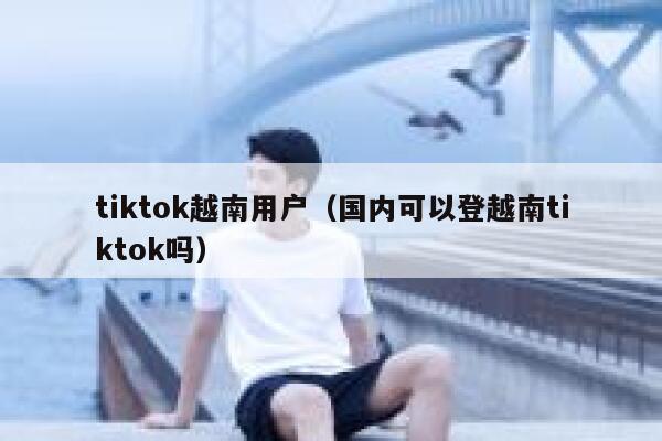 tiktok越南用户（国内可以登越南tiktok吗） 第1张