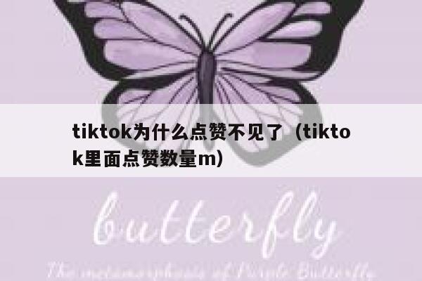 tiktok为什么点赞不见了(tiktok里面点赞数量m) 第1张 tiktok为什么点赞不见了(tiktok里面点赞数量m) 第1张