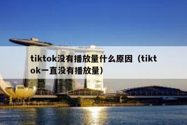 tiktok没有播放量什么原因（tiktok一直没有播放量） 第1张