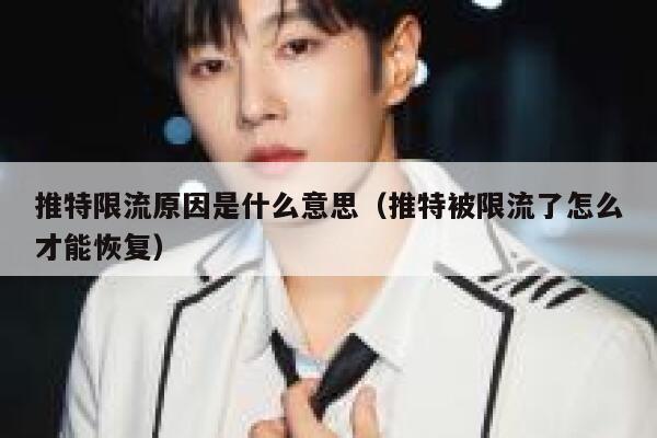 推特限流原因是什么意思(推特被限流了怎么才能恢复) 第1张 推特限流原因是什么意思(推特被限流了怎么才能恢复) 第1张