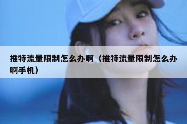 推特流量限制怎么办啊（推特流量限制怎么办啊手机） 第1张