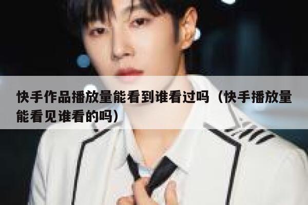 快手作品播放量能看到谁看过吗(快手播放量能看见谁看的吗) 第1张 快手作品播放量能看到谁看过吗(快手播放量能看见谁看的吗) 第1张