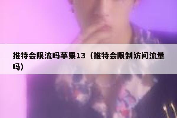 推特会限流吗苹果13（推特会限制访问流量吗） 第1张