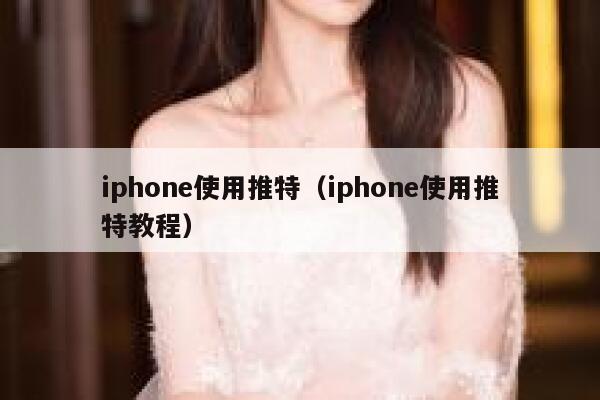 iphone使用推特（iphone使用推特教程） 第1张