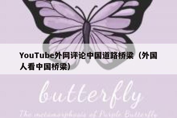 YouTube外网评论中国道路桥梁（外国人看中国桥梁） 第1张