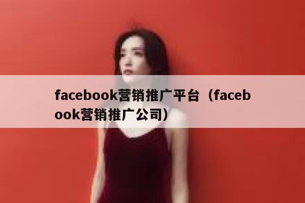 facebook营销推广平台(facebook营销推广公司) 第1张 facebook营销推广平台(facebook营销推广公司) 第1张