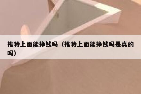 推特上面能挣钱吗(推特上面能挣钱吗是真的吗) 第1张 推特上面能挣钱吗(推特上面能挣钱吗是真的吗) 第1张