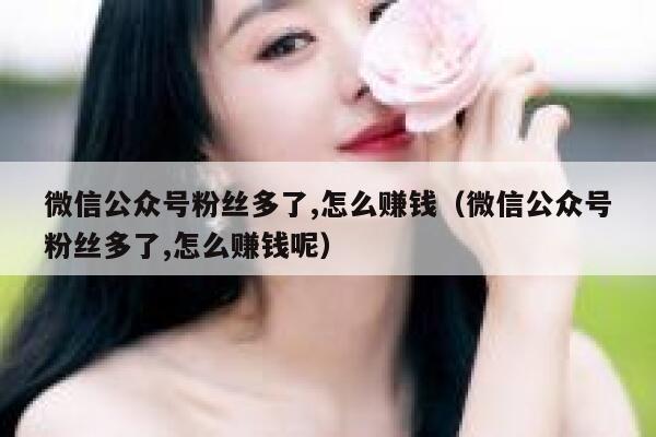 微信公众号粉丝多了,怎么赚钱(微信公众号粉丝多了,怎么赚钱呢) 第1张 微信公众号粉丝多了,怎么赚钱(微信公众号粉丝多了,怎么赚钱呢) 第1张