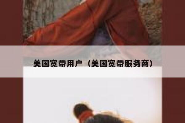 美国宽带用户（美国宽带服务商） 第1张