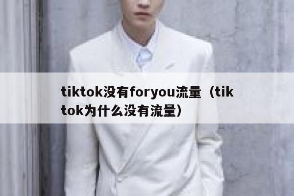 tiktok没有foryou流量(tiktok为什么没有流量) 第1张 tiktok没有foryou流量(tiktok为什么没有流量) 第1张