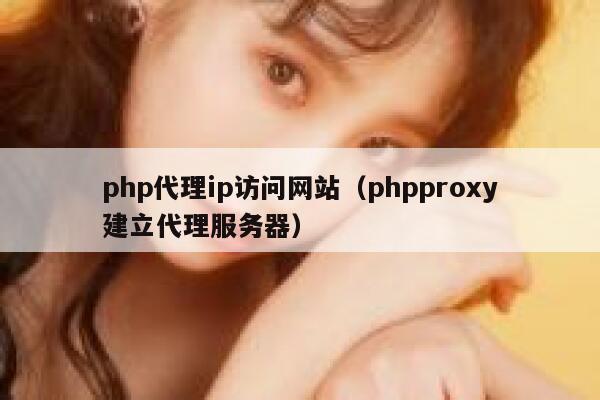 php代理ip访问网站（phpproxy建立代理服务器） 第1张