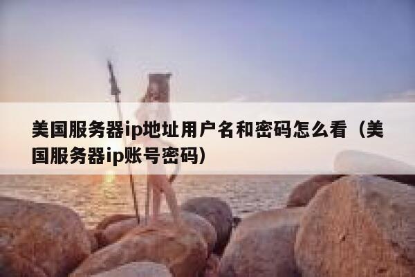 美国服务器ip地址用户名和密码怎么看（美国服务器ip账号密码） 第1张