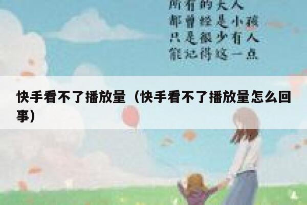 快手看不了播放量(快手看不了播放量怎么回事) 第1张 快手看不了播放量(快手看不了播放量怎么回事) 第1张