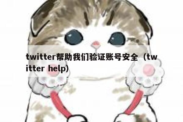 twitter帮助我们验证账号安全（twitter help） 第1张