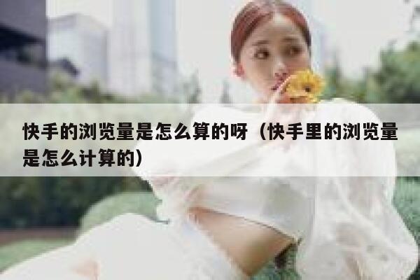 快手的浏览量是怎么算的呀(快手里的浏览量是怎么计算的) 第1张 快手的浏览量是怎么算的呀(快手里的浏览量是怎么计算的) 第1张