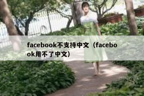 facebook不支持中文（facebook用不了中文） 第1张