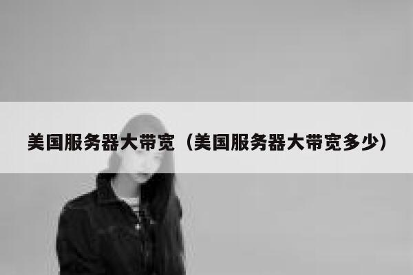 美国服务器大带宽(美国服务器大带宽多少) 第1张 美国服务器大带宽(美国服务器大带宽多少) 第1张