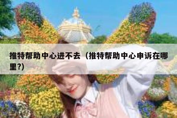 推特帮助中心进不去（推特帮助中心申诉在哪里?） 第1张