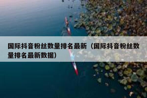 国际抖音粉丝数量排名最新（国际抖音粉丝数量排名最新数据） 第1张