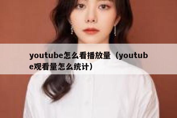 youtube怎么看播放量（youtube观看量怎么统计） 第1张