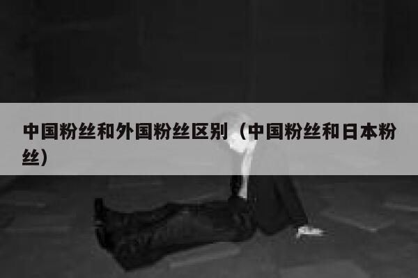 中国粉丝和外国粉丝区别(中国粉丝和日本粉丝) 第1张 中国粉丝和外国粉丝区别(中国粉丝和日本粉丝) 第1张