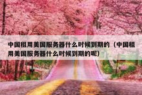 中国租用美国服务器什么时候到期的(中国租用美国服务器什么时候到期的呢) 第1张 中国租用美国服务器什么时候到期的(中国租用美国服务器什么时候到期的呢) 第1张