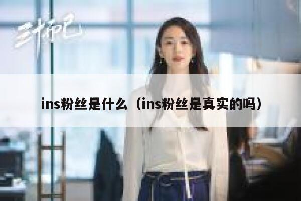 ins粉丝是什么（ins粉丝是真实的吗） 第1张