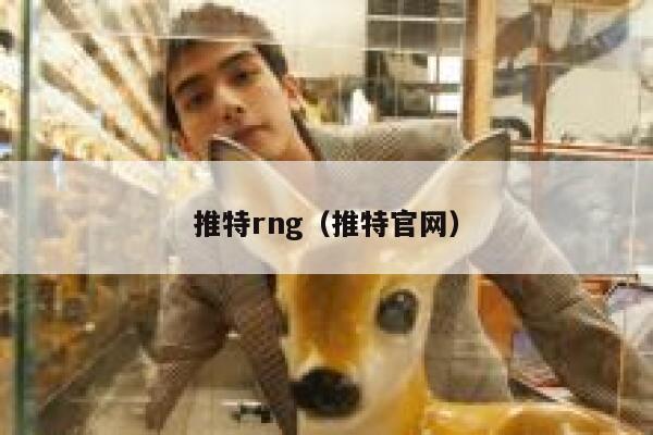 推特rng(推特官网) 第1张 推特rng(推特官网) 第1张