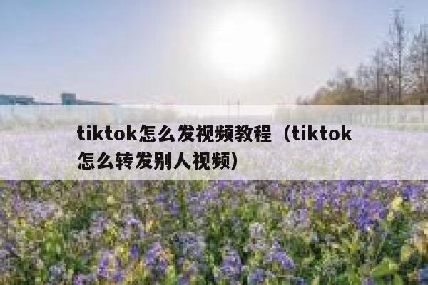 tiktok怎么发视频教程（tiktok怎么转发别人视频） 第1张