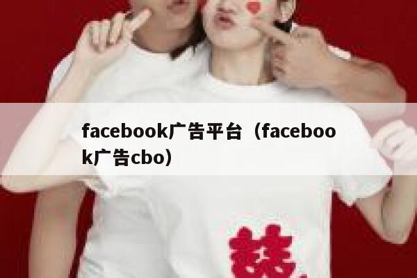 facebook广告平台（facebook广告cbo） 第1张