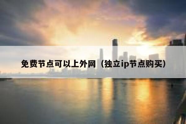 免费节点可以上外网（独立ip节点购买） 第1张