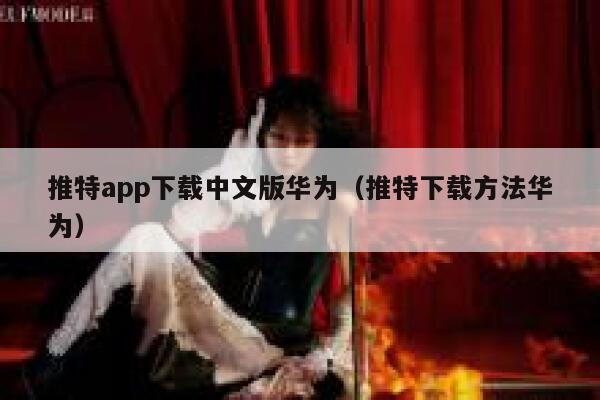 推特app下载中文版华为（推特下载方法华为） 第1张