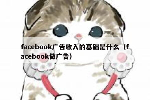 facebook广告收入的基础是什么（facebook做广告） 第1张