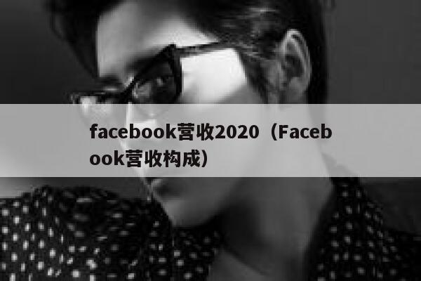 facebook营收2020（Facebook营收构成） 第1张