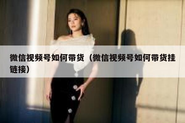 微信视频号如何带货（微信视频号如何带货挂链接） 第1张